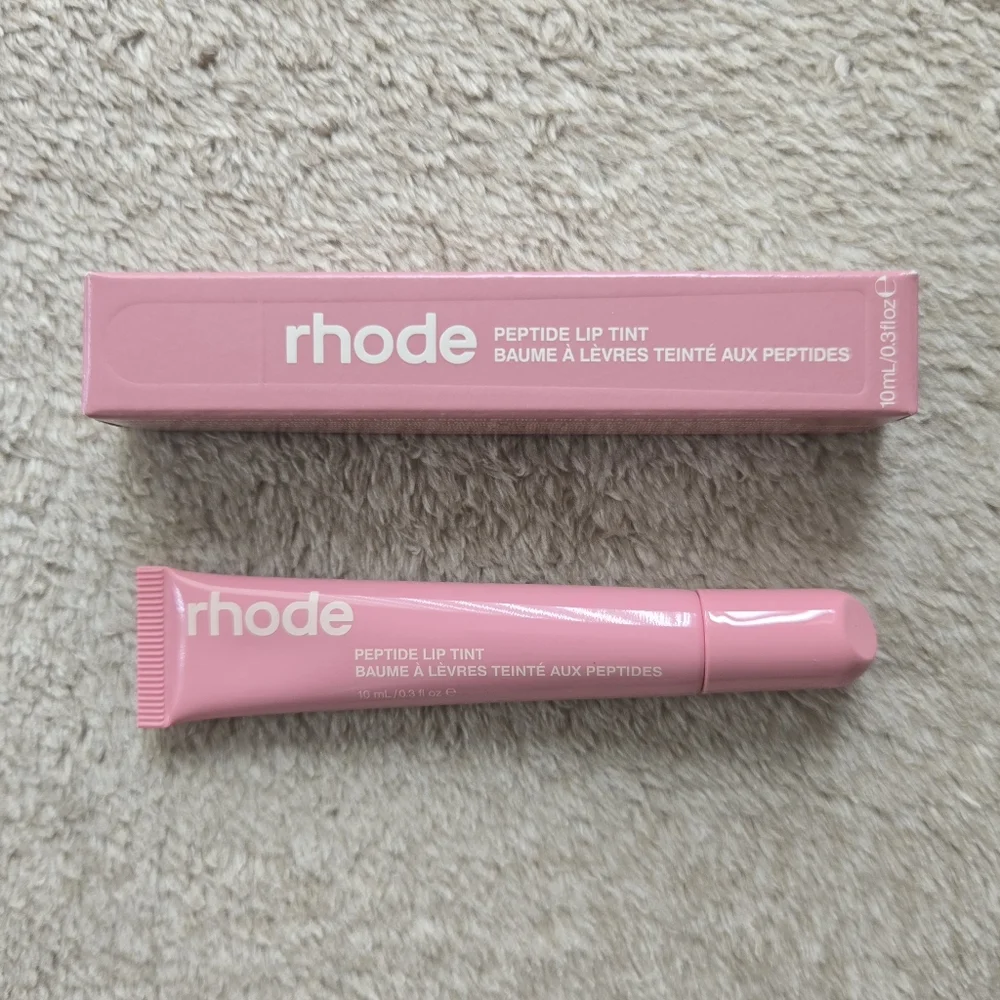 NIB - RHODE Peptide Lip Tint Nourishing Glaze Set in Toast, Ribbon, PBJ